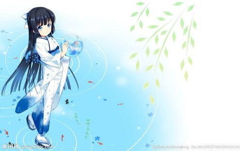 日本和服少女动漫,动漫中的日本风情画卷