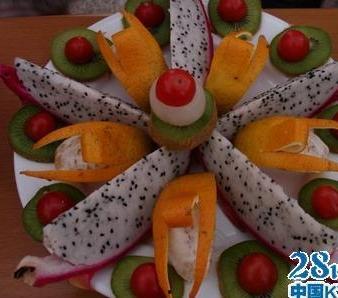 水果拼盘怎么做视频,色彩缤纷的视觉盛宴